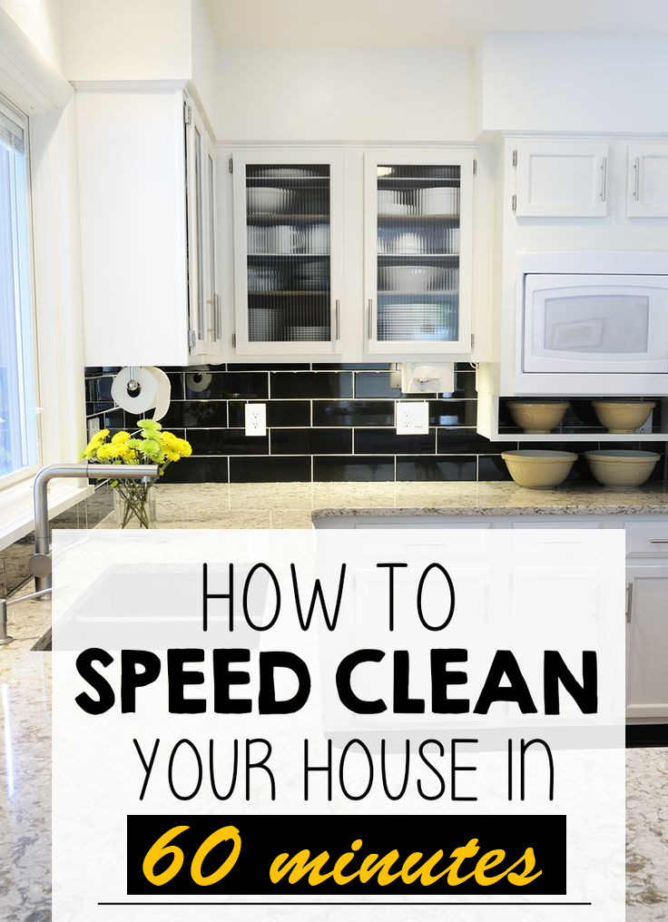 speed clean your home